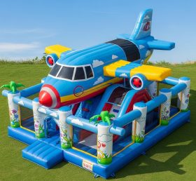 T6-6310 Playground Inflável com Tema de Avião