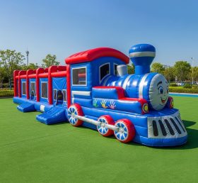 T6-6318 Parque Infantil Inflável com Tema de Trem