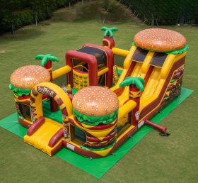 T6-6347 Playground Inflável com Tema de Hambúrguer