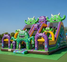 T6-6359 Parque Infantil Inflável com Tema de Monstro