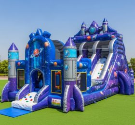 T6-6373 Parque Infantil Inflável com Tema Espacial