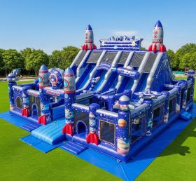 T6-6374 Playground Inflável com Tema Espacial