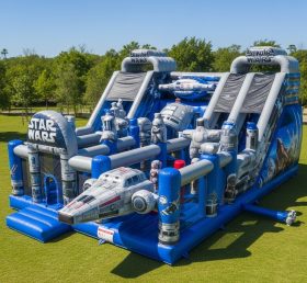 T6-6376 Parque Infantil Inflável com Tema Star Wars