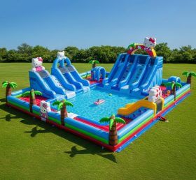 Pool3-290 Parque Aquático Temático Hello Kitty