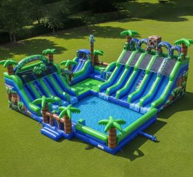 Pool3-315 Parque Aquático com Tema Minecraft