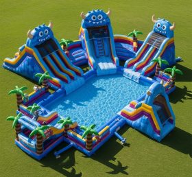 Parque Aquático de Piscina com Tema de Monstro Pool3-321