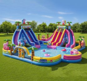 Pool3-342 Parque Aquático com Tema Peppa Pig