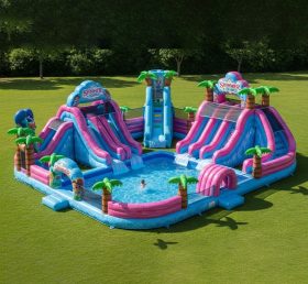 Pool3-371 Parque Aquático com Tema Shimmer & Shine