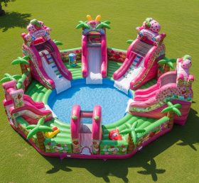 Pool3-384 Parque Aquático Temático Morango Shortcake