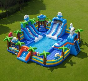 Pool3-399 Parque Aquático Temático dos Smurfs