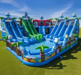Pool3-401 Parque Aquático Temático dos Smurfs
