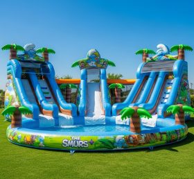 Pool3-404 Parque Aquático Temático dos Smurfs