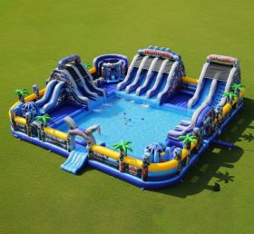 Pool3-418 Parque Aquático com Tema de Transformers