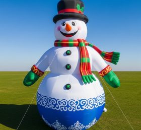 C1-713 Bonecos de Neve Infláveis de Natal