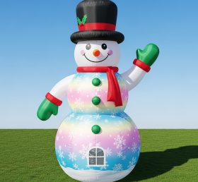 C1-716 Boneco de Neve Inflável de Natal