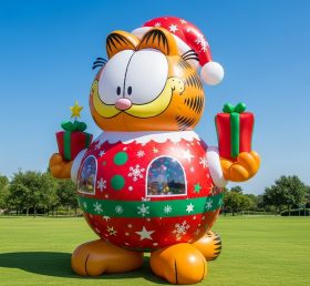 C1-729 Desenhos Animados Infláveis do Garfield de Natal