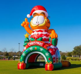 C1-732 Garfield de Natal Inflável Desenhos Animados