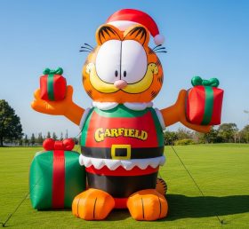 C1-733 Inflável de Natal do Garfield Desenho Animado