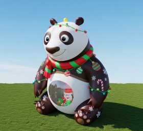C1-736 Panda de Natal Infláveis de Natal