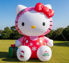C1-750 Hello Kitty Natal Inflável Desenhos Animados