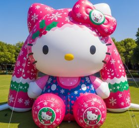 C1-753 Hello Kitty Natal Inflável Desenhos Animados