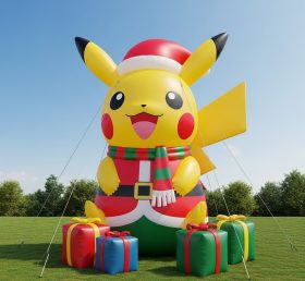 C1-767 Pikachu Inflável de Natal Cartoon
