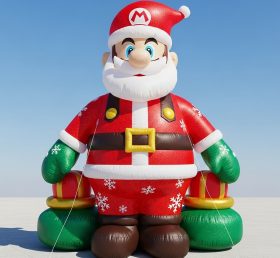 C1-769 Papai Noel Inflável Desenhos Animados