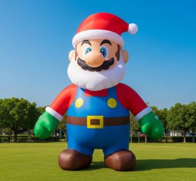 C1-772 Super Mario Papai Noel Inflável Desenhos Animados