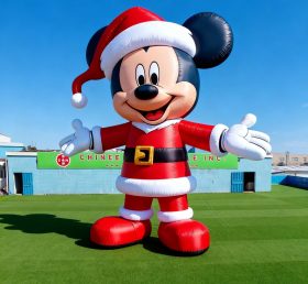 C1-802 Mickey Mouse Papai Noel Inflável Desenhos Animados