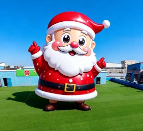 C1-807 Papai Noel Gigante Inflável Decoração de Natal Modelo