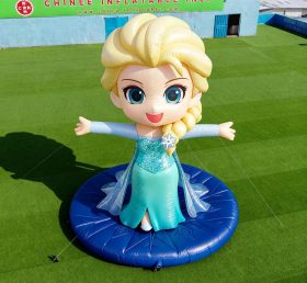 Cartoon3-008 Princesa Elsa do Frozen Inflável de Desenhos Animados