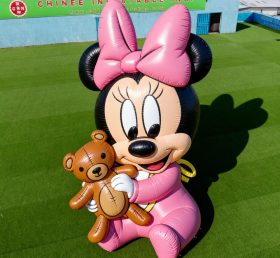 Cartoon3-010 Minnie Mouse Inflável de Desenhos Animados para Bebês