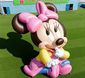 Cartoon3-011 Minnie Mouse Inflável Desenhos Animados