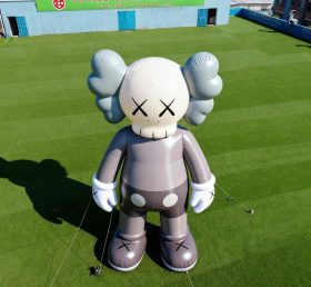 Cartoon3-015 Personagem de Caveira Estilo KAWS Inflável de Desenhos Animados
