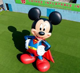 Cartoon3-021 Personagem Inflável de Desenho Animado Mickey Mouse Superman
