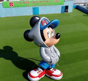 Cartoon3-023 Desenhos Infláveis de Mickey Mouse de Beisebol