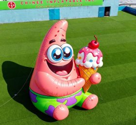 Cartoon3-103 Patrick Star Sorvete Inflável Desenhos Animados