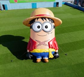 Cartoon3-108 Minion Luffy One Piece Desenhos Infláveis