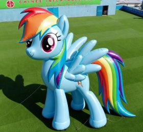 Cartoon3-126 Rainbow Dash Meu Pequeno Pônei Inflável de Desenhos Animados