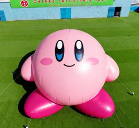 Cartoon3-140 Personagem Kirby Inflável de Desenhos Animados