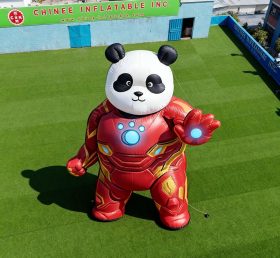 Cartoon3-148 Panda Homem de Ferro Infláveis de Desenhos Animados