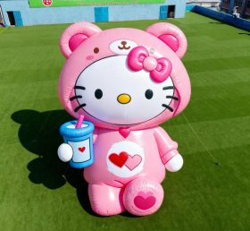 Cartoon3-163 Fantasia de Urso Hello Kitty Inflável Desenhos Animados