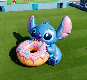 Cartoon3-180 Stitch com Donut Desenhos Infláveis