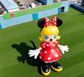Cartoon3-206 Pop Mart Minnie Mouse Desenhos Infláveis