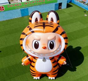 Cartoon3-211 Personagem de Desenho Animado Tigre Labubu da Pop Mart Inflável de Desenhos Animados