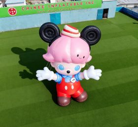 Cartoon3-222 Pop Mart Mickey Mouse Inflável Desenho Animado