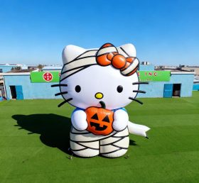 Cartoon3-232 Modelo Inflável de Halloween Hello Kitty Múmia