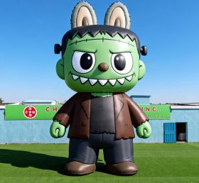 Cartoon3-236 Pop Mart Labubu Monstro Frankenstein Inflável Personagem de Desenho Animado
