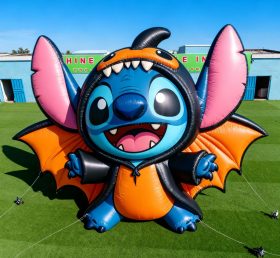 Cartoon3-250 Fantasia de Morcego de Halloween Stitch Inflável Desenhos Animados