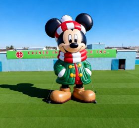 Cartoon3-252 Modelo Inflável de Natal do Mickey Mouse